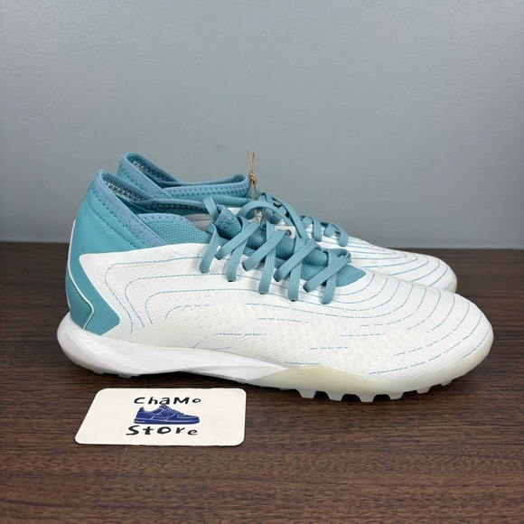 Adidas Mens Predator Accuracy.3 Turf x Parley Cleats ID9325 White Size 11.5 m_6827f3b1bdcb04fff9026eeb.jpeg main image 2